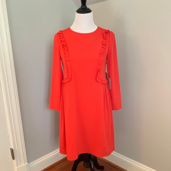 Cynthia Steffe Dresses & Skirts - Cece Carly Long Sleeve Holiday Dress - Red